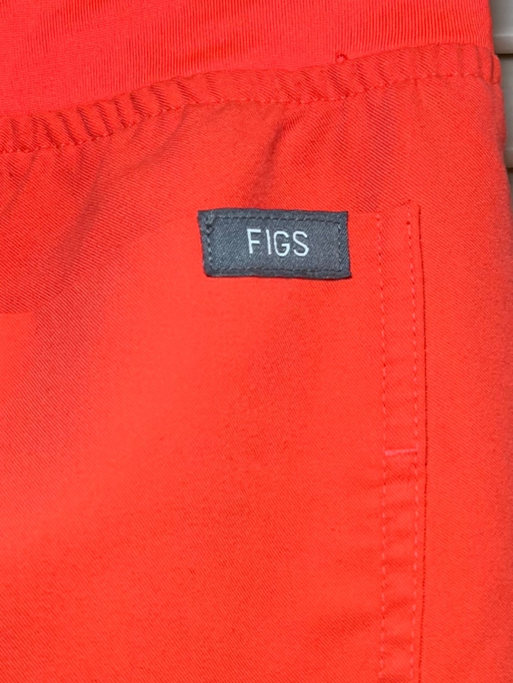 Figs Fiery Coral Zamora Jogger Scrub Pants Size XXSP PO #5133 - Picture 5 of 10